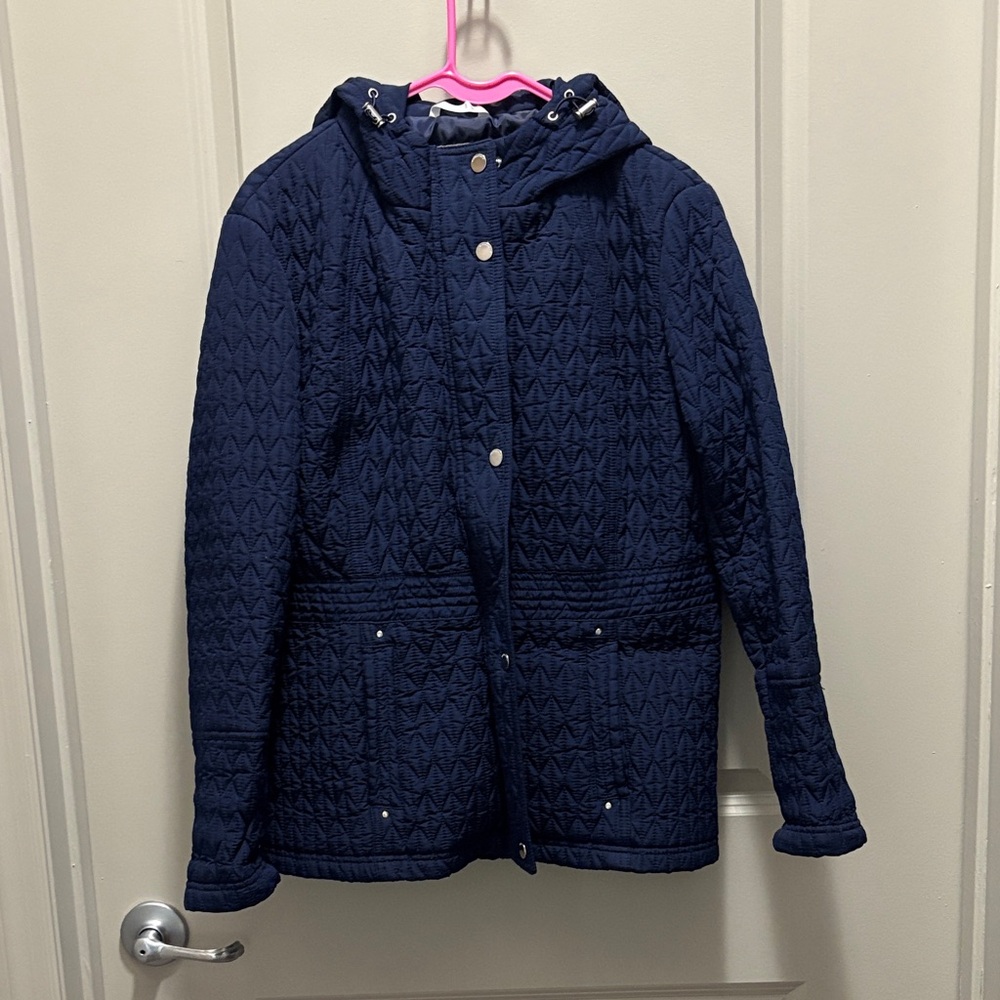 Weatherproof Women's Quilted Navy Jacket